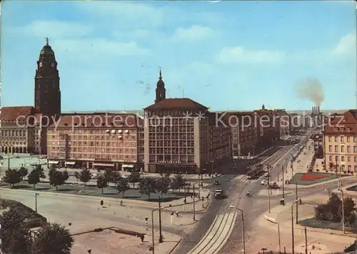 Dresden Pirnaischer Platz Ernst Thaelmann Strasse Kat. Dresden Elbe