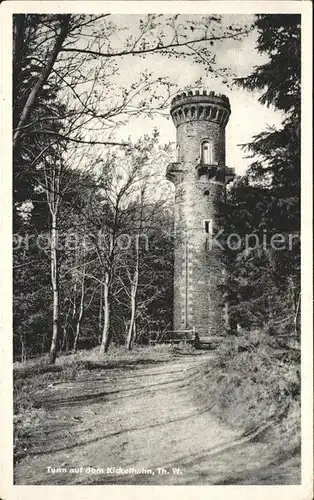 Ilmenau Thueringen Turm auf dem Kickelhahn Aussichtsturm Kat. Ilmenau