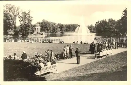 Markkleeberg Landwirtschaftsausstellung Gartenbauausstellung Teich Kat. Markkleeberg