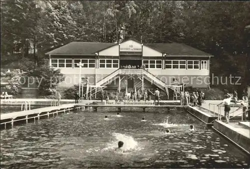 Crimmitschau HO Gaststaette im Sahnbad Schwimmbad Kat. Crimmitschau