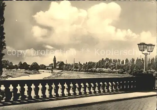 Zeitz Blick von der Karl Marx Bruecke Kat. Zeitz