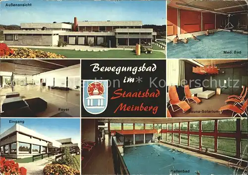 Bad Meinberg Bewegungsbad im Staatsbad Sauna Solarium Kat. Horn Bad Meinberg