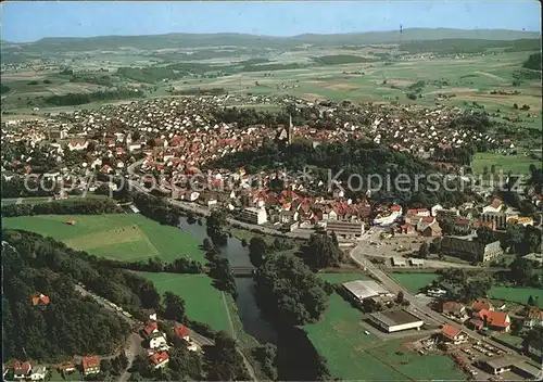 Frankenberg Eder Historische Stadt Fliegeraufnahme Kat. Frankenberg (Eder)