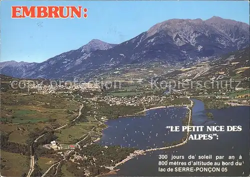 Embrun Vue aerienne Le Petit Nice des Alpes Kat. Embrun