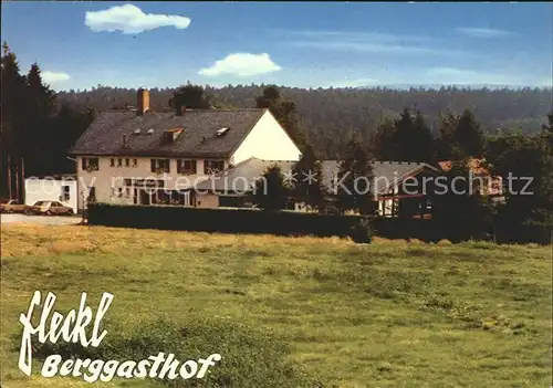 Fleckl Berggasthof Luftkurort Fichtelgebirge Kat. Warmensteinach