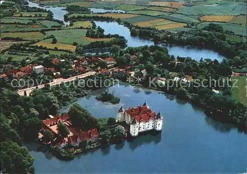 Gluecksburg Ostseebad Schloss Flensburger Foerde Fliegeraufnahme Kat. Gluecksburg (Ostsee)