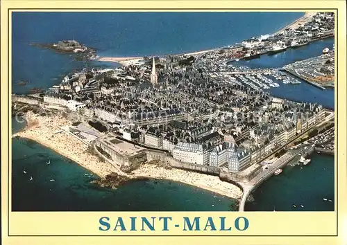 Saint Malo Ille et Vilaine Bretagne Vue aerienne Collection Couleurs de Bretagne Kat. Saint Malo