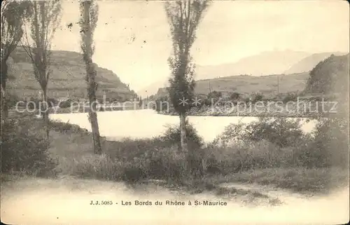 St Maurice Frankreich Les Bords du Rhone Kat. 