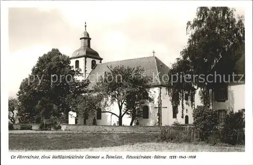 Neunkirchen Odenwald Pfarrkirche Kat. Modautal
