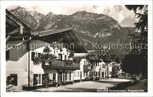 Garmisch Partenkirchen Klammstrasse Kat. Garmisch Partenkirchen