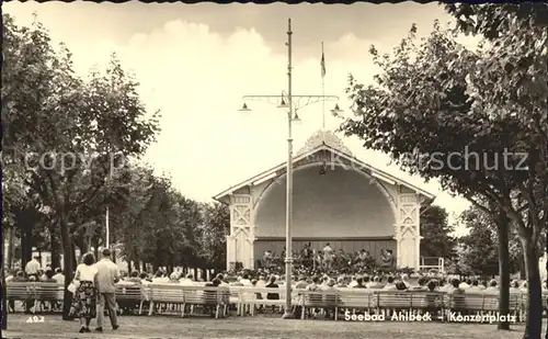 Ahlbeck Ostseebad Konzertplatz Kat. Heringsdorf Insel Usedom