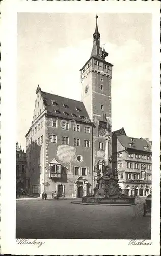 Wuerzburg Rathaus Kat. Wuerzburg