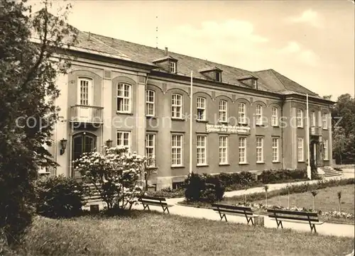 Stollberg Erzgebirge Kulturhaus des Bergbaukrankenhauses Kat. Stollberg