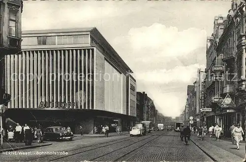 Herne Westfalen Bahnhofstrasse Kat. Herne