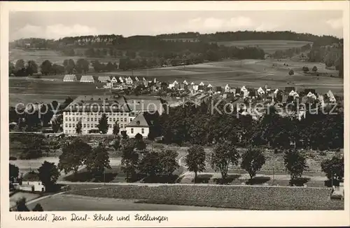 Wunsiedel Jean Paul Schule und Siedlungen Kat. Wunsiedel