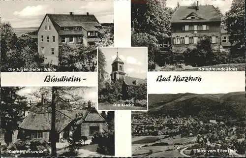 Buendheim Jugendleiter Schule Naturfreundehaus Kaffee Winuwuk Kirche Elfenstein Kat. Bad Harzburg