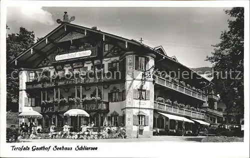 Schliersee Tarofals Gasthof Seehaus Kat. Schliersee