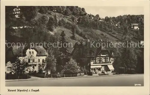 Kipsdorf Teilansicht Kurort Erzgebirge Kat. Altenberg