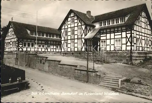 Berndorf Twistetal Schullandheim Ferienland Waldeck Fachwerkhaus Kat. Twistetal