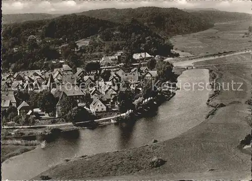 Hitzacker Elbe Blick zum Weinberg Fliegeraufnahme Kat. Hitzacker (Elbe)