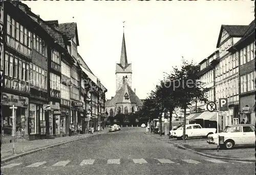 Duderstadt Marktstrasse St Servatius Kirche 1000jaehrige Stadt Kat. Duderstadt