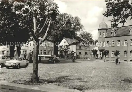 Wesenberg Mecklenburg Marktplatz Kat. Wesenberg Mecklenburg