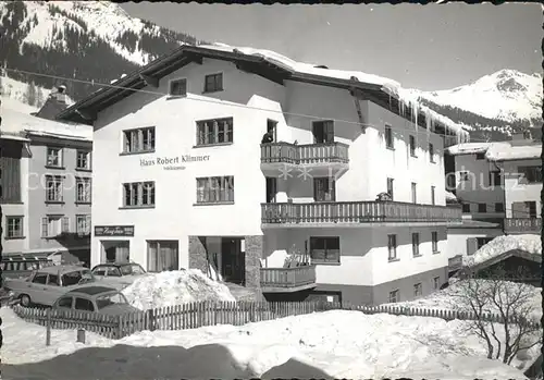 St Anton Arlberg Haus Robert Klimmer Pension Wintersportplatz Kat. St. Anton am Arlberg