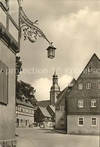 Geising Erzgebirge Hauptstrasse Kat. Geising Osterzgebirge