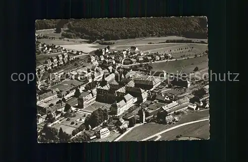 Ebrach Oberfranken Kloster Steigerwald Fliegeraufnahme Kat. Ebrach
