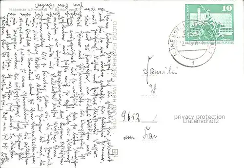 Hohenstein Ernstthal Bethlehemstift Kat. Hohenstein Ernstthal