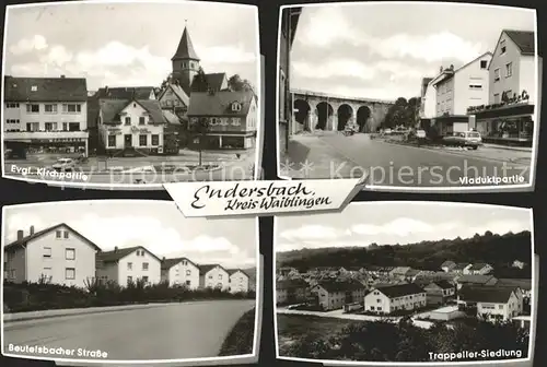 Endersbach Kirche Viadukt Trappeller Siedlung Beutelsbacher Strasse Kat. Weinstadt