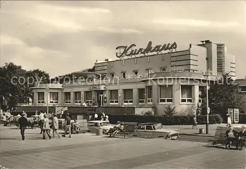 Warnemuende Ostseebad Kurhaus Kat. Rostock