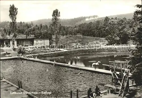 Elend Harz Freibad Schwimmbad Luftkurort Kat. Elend Harz