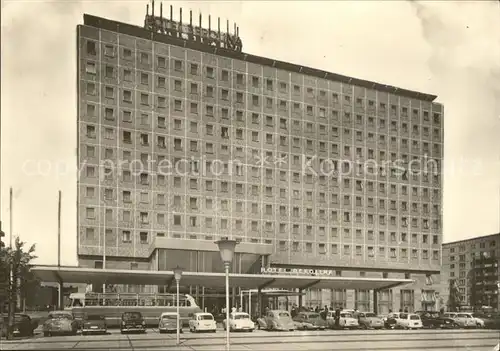 Berlin Hotel Berolina Hauptstadt der DDR Kat. Berlin