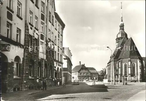 Markranstaedt Platz des Friedens Kirche Kat. Markranstaedt