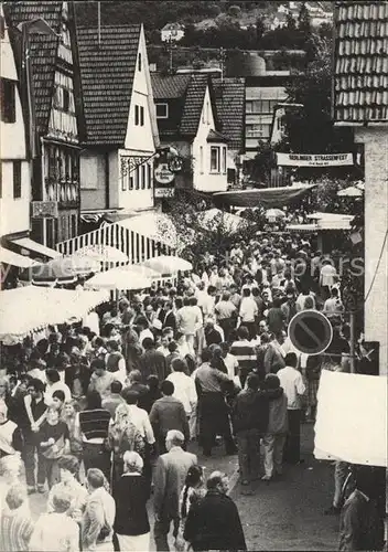 Gerlingen Wuerttemberg Strassenfest in der Gerlinger Hauptstrasse / Gerlingen /Ludwigsburg LKR