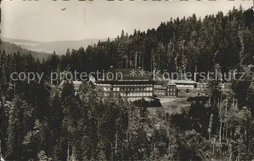 Feldberg Schwarzwald Kinderheilstaette Caritas Haus Kat. Feldberg (Schwarzwald)