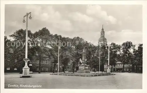 Genthin Hindenburgplatz Kat. Genthin