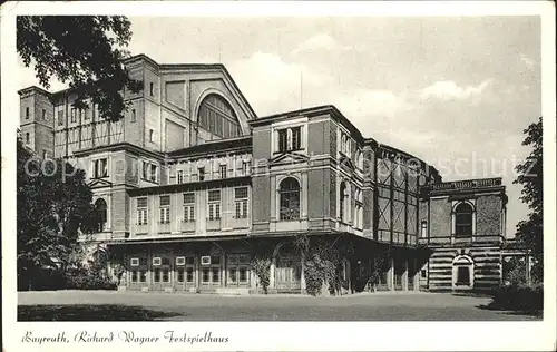 Bayreuth Richard Wagner Festspielhaus Kat. Bayreuth