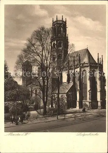 Muenster Westfalen Ludgerikirche Kat. Muenster