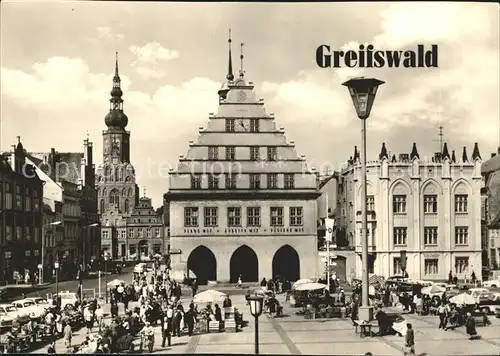 Greifswald Mecklenburg Vorpommern Rathaus Kat. Greifswald