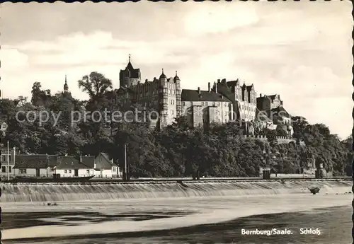 Bernburg Saale Schloss Kat. Bernburg