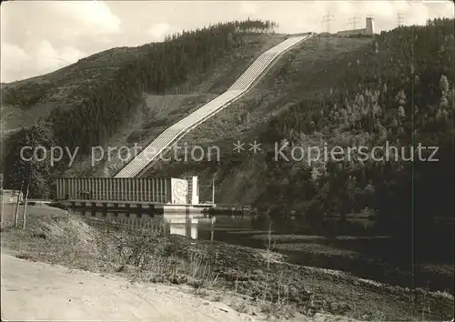 Hohenwarte Hohenwartetalsperre Pumpspeicherwerk Kat. Hohenwarte