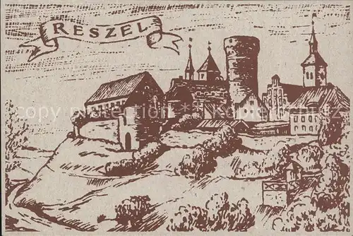 Reszel Turm Kirche Kat. Roessel Ostpreussen