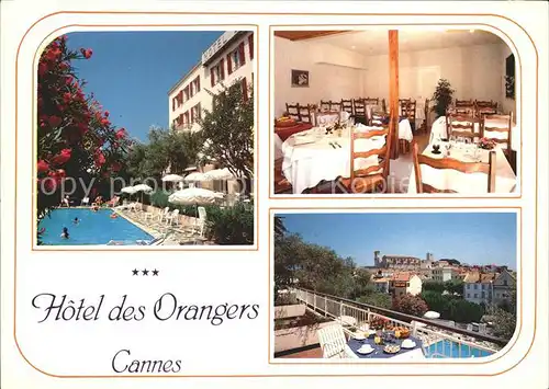 Cannes Alpes Maritimes Hotel des Orangers Kat. Cannes