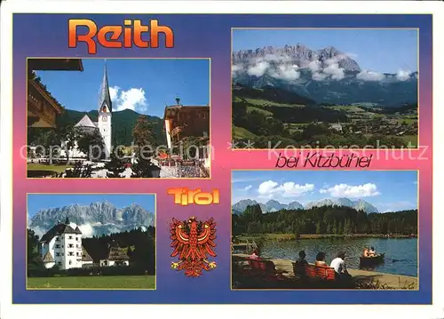 Reith Kitzbuehel Kirche See Kat. Reith bei Kitzbuehel