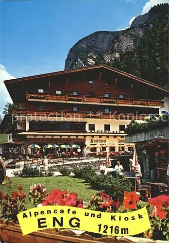 Hinterriss Tirol Alpencafe Kiosk Eng Kat. Vomp