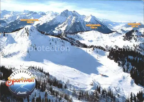 Wagrain Salzburg Hirschkogel Gernkogel Sonntagskogel Kat. Wagrain