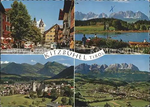 Kitzbuehel Tirol Hauptstrasse Schwarzsee Kaisergebirge Kat. Kitzbuehel