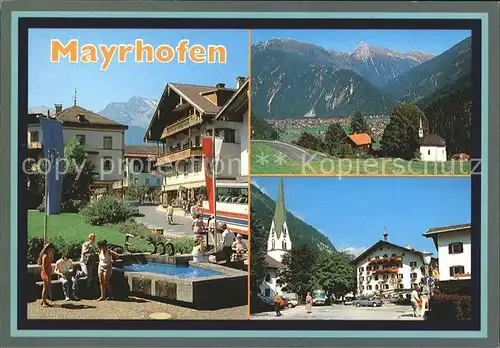 Mayrhofen Zillertal Brunnen Kat. Mayrhofen